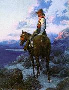 Johnson, Frank Tenney The Rustler Germany oil painting reproduction